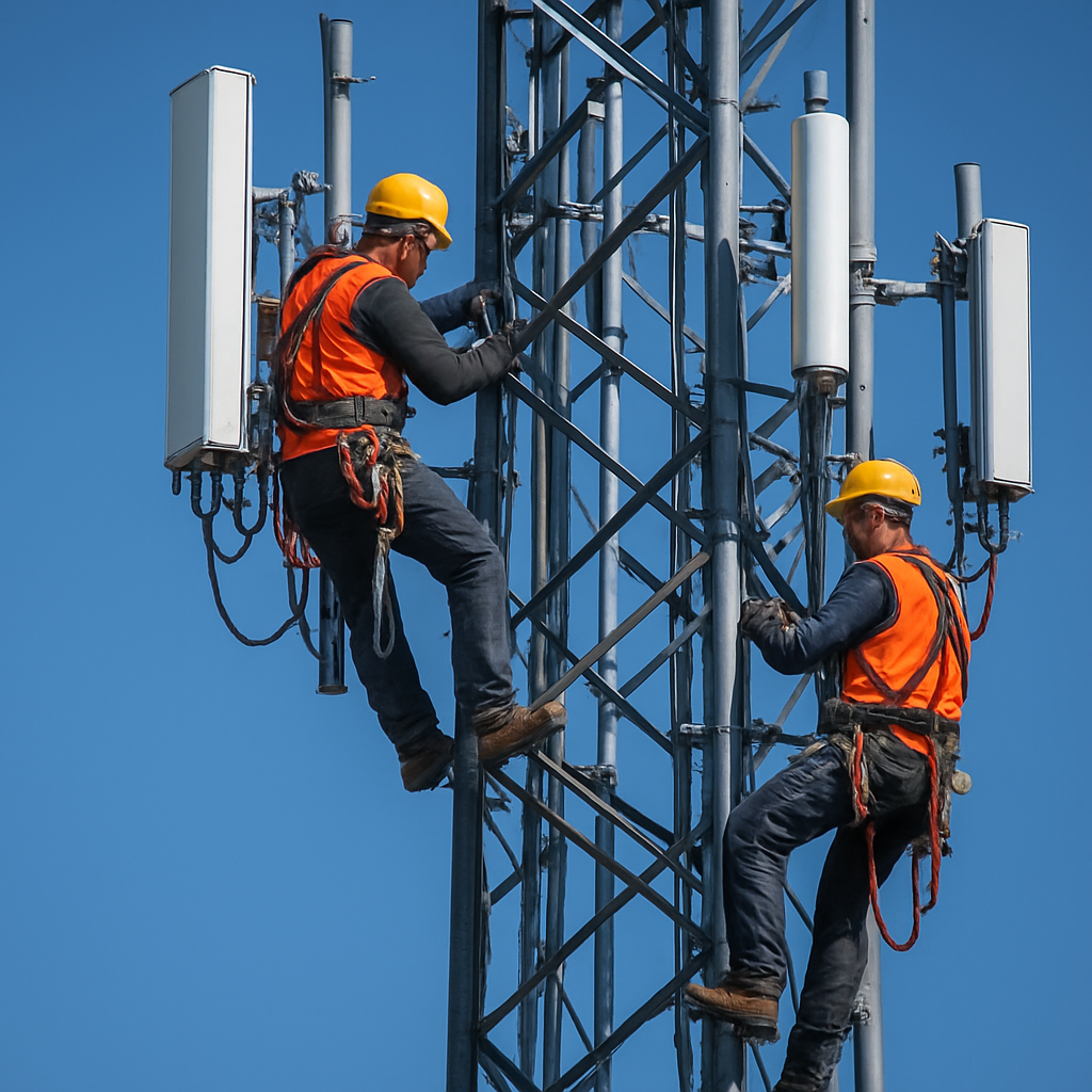 Implementación y montaje de antenas de telecomunicaciones